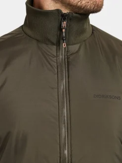 Discount Didriksons Peder Jacket Fog Green