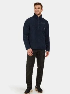 Outlet Didriksons Phoenix Half-Zip Dark Night Blue