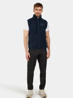 Online Didriksons Pollux Vest Dark Night Blue