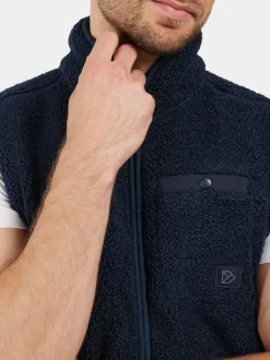 Online Didriksons Pollux Vest Dark Night Blue