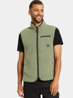 Discount Didriksons Pollux Vest Light Moss
