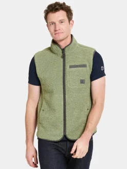 Discount Didriksons Pollux Vest Light Moss