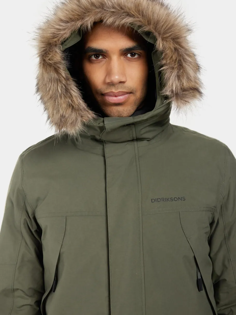 Discount Didriksons Rick Parka Deep Green