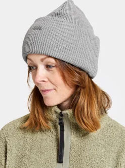 Hot Didriksons River Beanie Grey melange