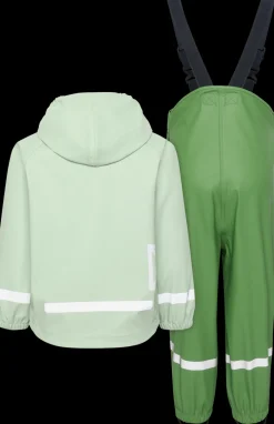 Didriksons Slaskeman Kids' Set Light Algae Green