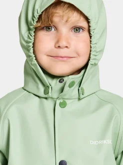 Didriksons Slaskeman Kids' Set Light Algae Green
