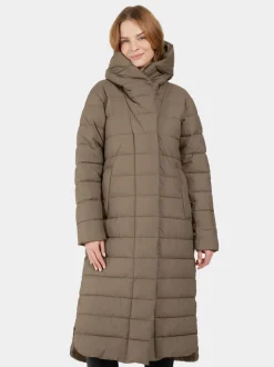 Didriksons Stella Parka Long Walnut