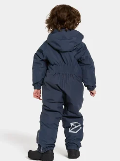 Clearance Didriksons Talvi Kids' Coverall Navy