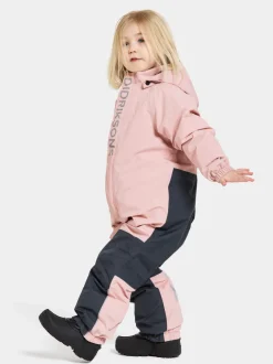 Outlet Didriksons Talvi Kids' Coverall Dusty pink