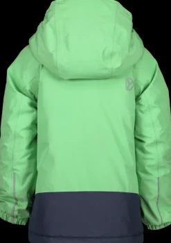 Clearance Didriksons Talvi Kids' Jacket Dusty Lime