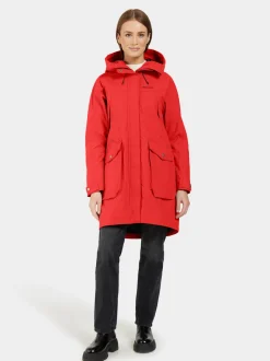 Outlet Didriksons Thelma Parka Pomme Red