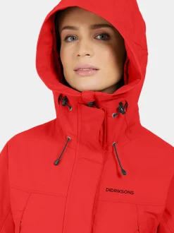 Outlet Didriksons Thelma Parka Pomme Red