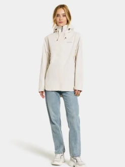Outlet Didriksons Tilde Jacket White Foam