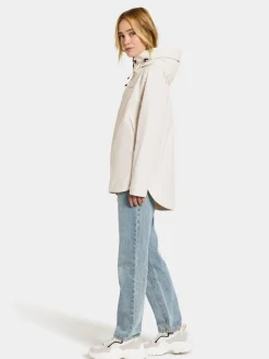 Outlet Didriksons Tilde Jacket White Foam