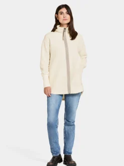Didriksons Tola Full-Zip White Foam