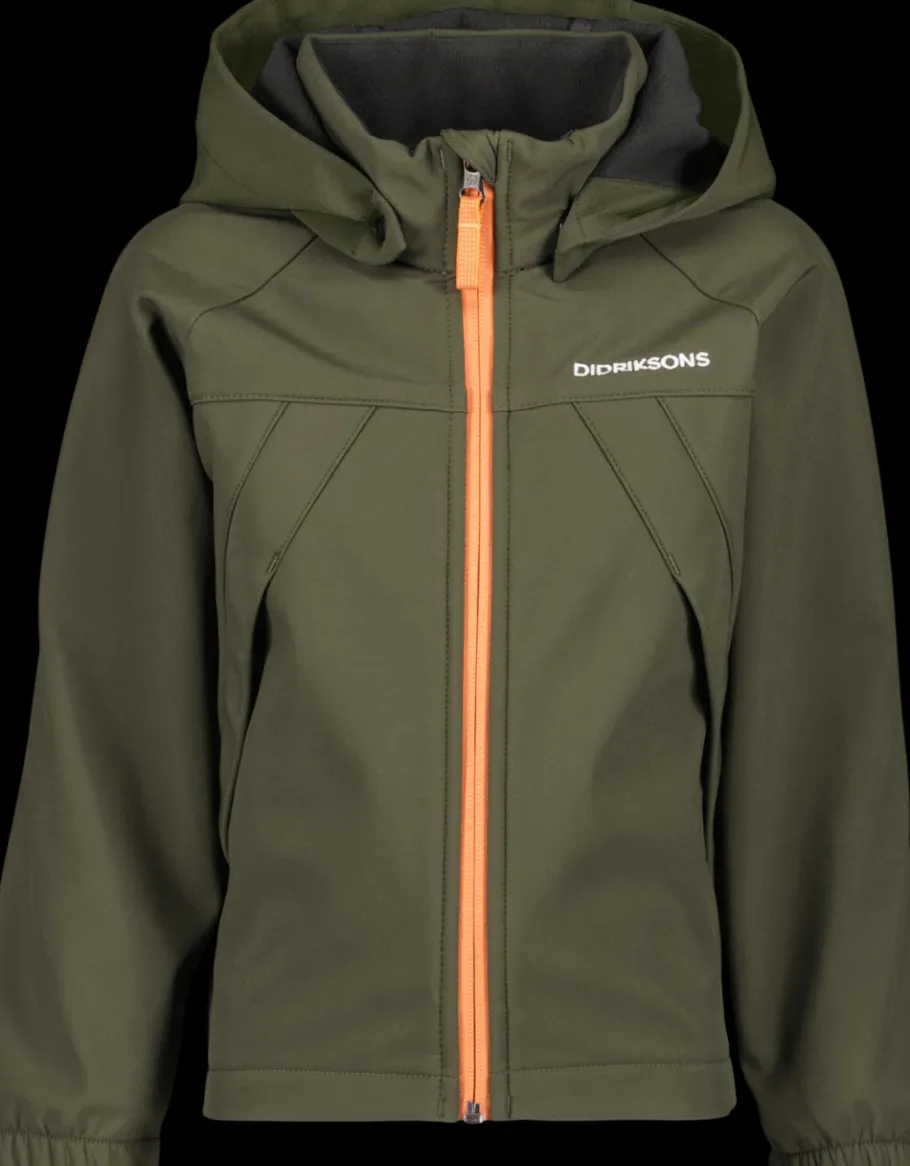 Discount Didriksons Troel Kids' Jacket Deep Green