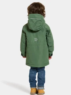 Sale Didriksons Tundran Kids' Parka Pine Green