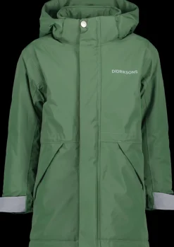Sale Didriksons Tundran Kids' Parka Pine Green