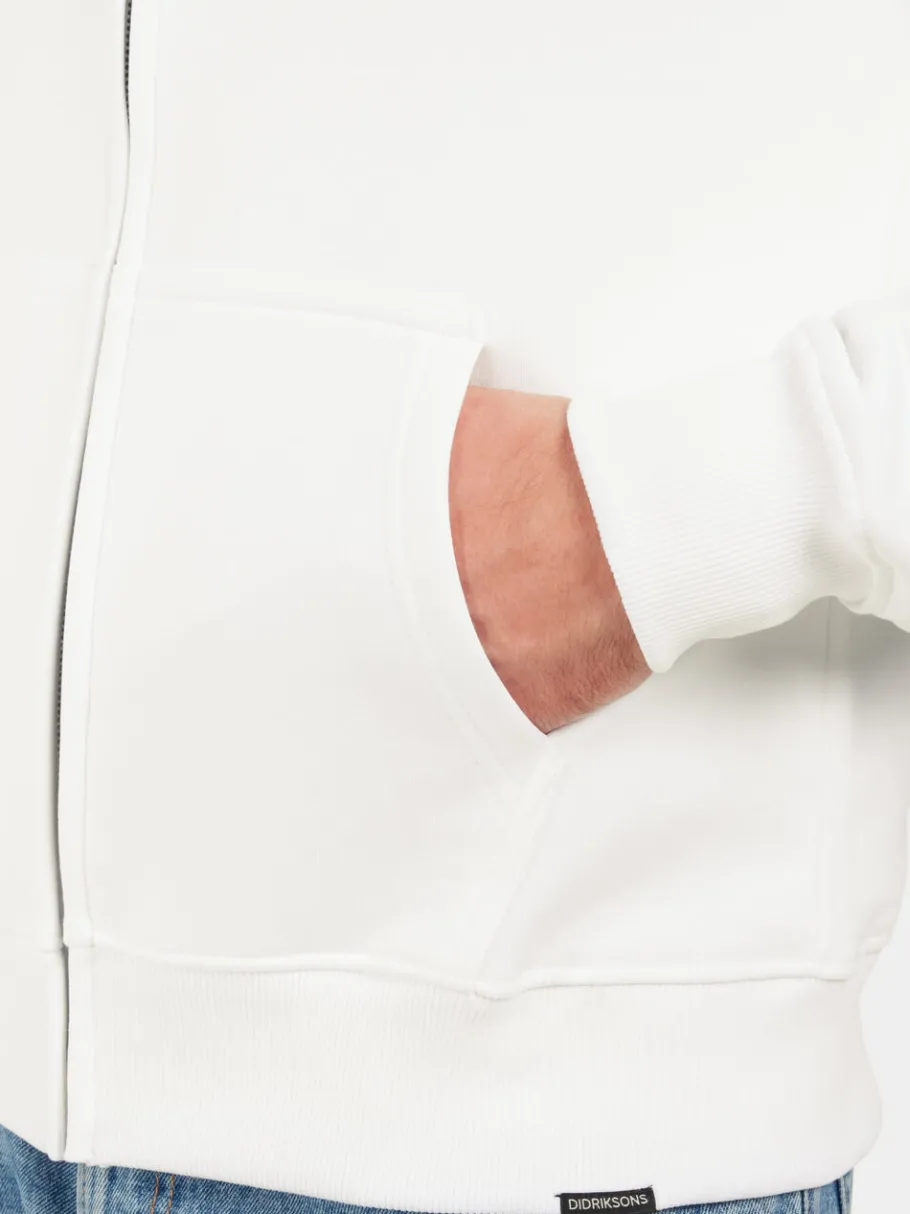 Outlet Didriksons Ven Men's Full-Zip Snow white
