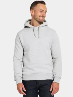 Didriksons Ven Men's Hoodie Aluminum melange/Coal Black Print