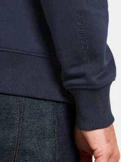 Outlet Didriksons Ven Men's Hoodie Navy/Dark print