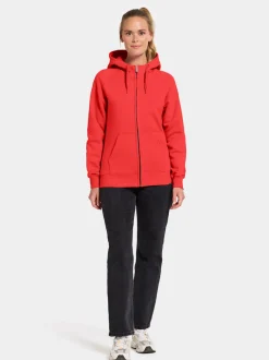 Clearance Didriksons Ven Women's Full-Zip Pomme Red