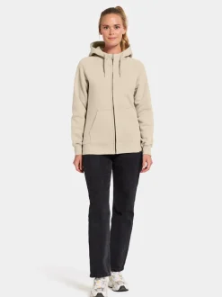 Outlet Didriksons Ven Women's Full-Zip Light Beige