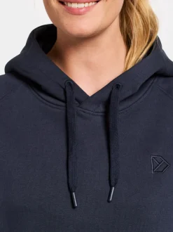 New Didriksons Ven Women's Hoodie Navy