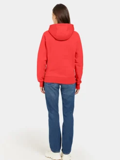 Clearance Didriksons Ven Women's Hoodie Pomme Red