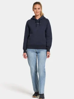 Online Didriksons Ven Women's Hoodie Printed Navy