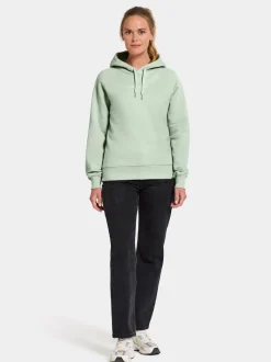 New Didriksons Ven Women's Hoodie Printed Pale Mint