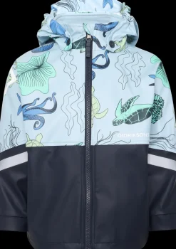 Didriksons Waterman Printed Kids' Set Ocean Multi Blue