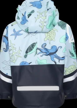 Didriksons Waterman Printed Kids' Set Ocean Multi Blue