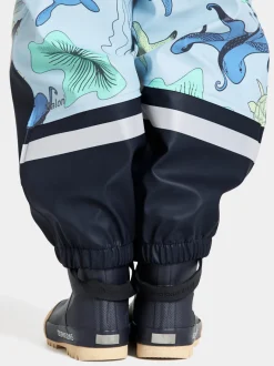 Didriksons Waterman Printed Kids' Set Ocean Multi Blue