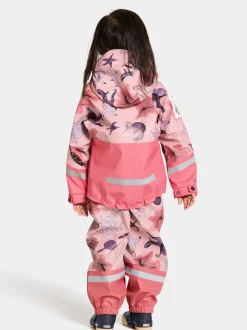 Hot Didriksons Waterman Printed Kids' Set Ocean Multi Pink