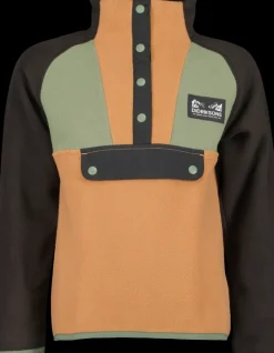 Sale Didriksons Yokto Kids' half button Almond Brown