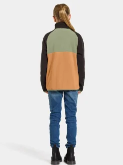 Sale Didriksons Yokto Kids' half button Almond Brown