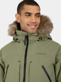 Outlet Didriksons Zeus Parka Wild Forest Green